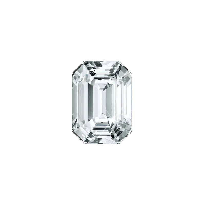 Emerald cut diamond