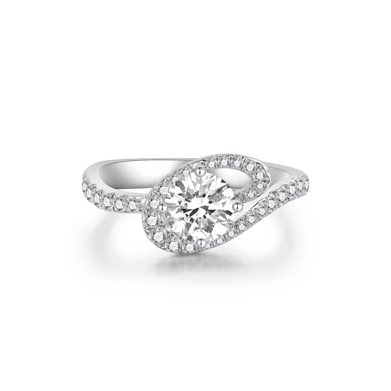 Angel Ring — 18K white gold diamond ring