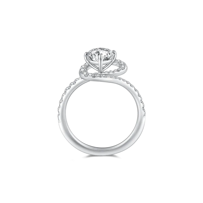 Angel Ring — 18K white gold diamond ring