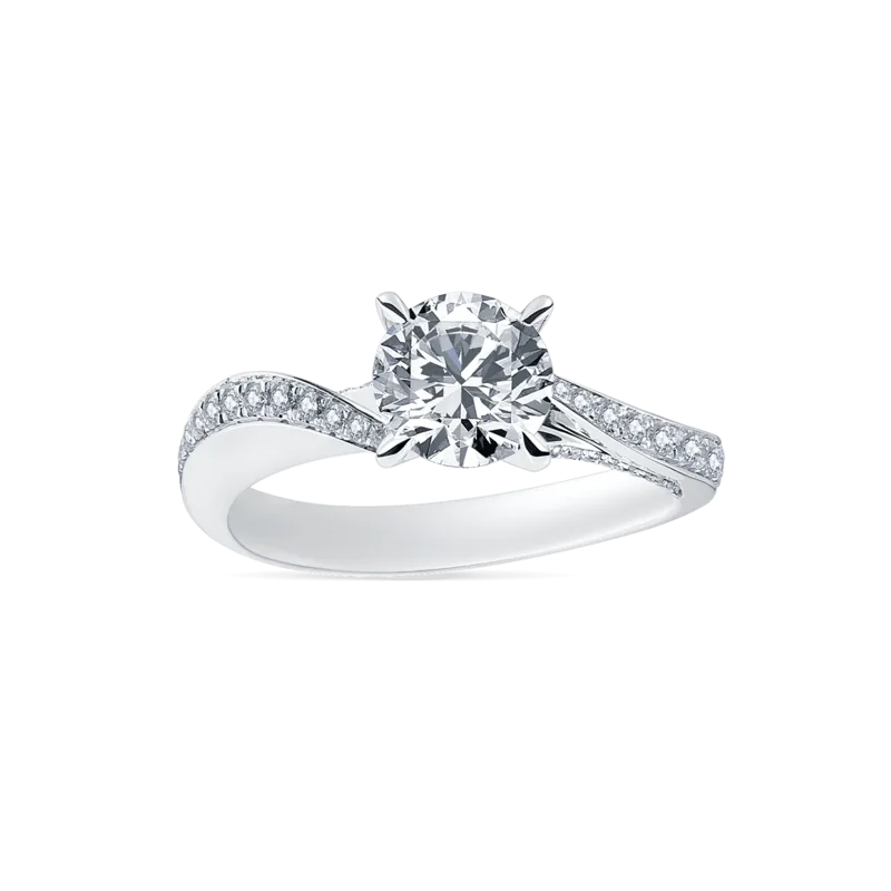 Chord — 18k White Gold Diamond Ring