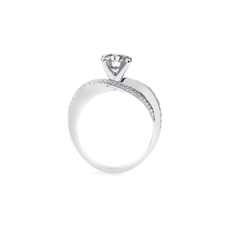 Chord — 18k White Gold Diamond Ring
