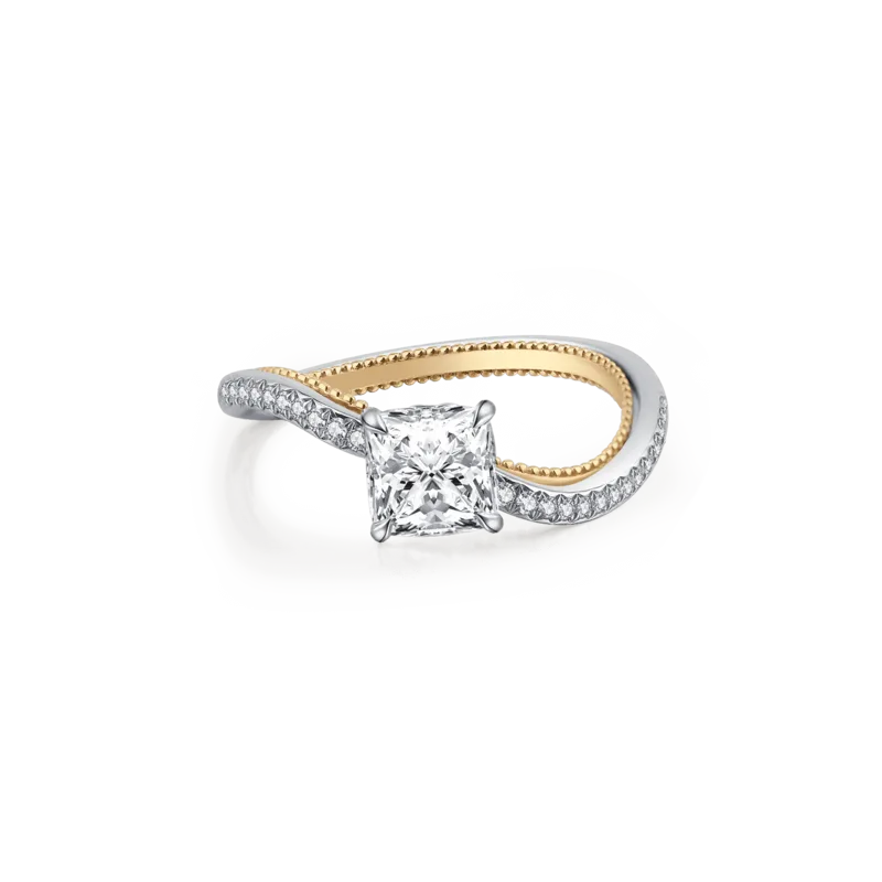 Delight — 18K white gold diamond ring
