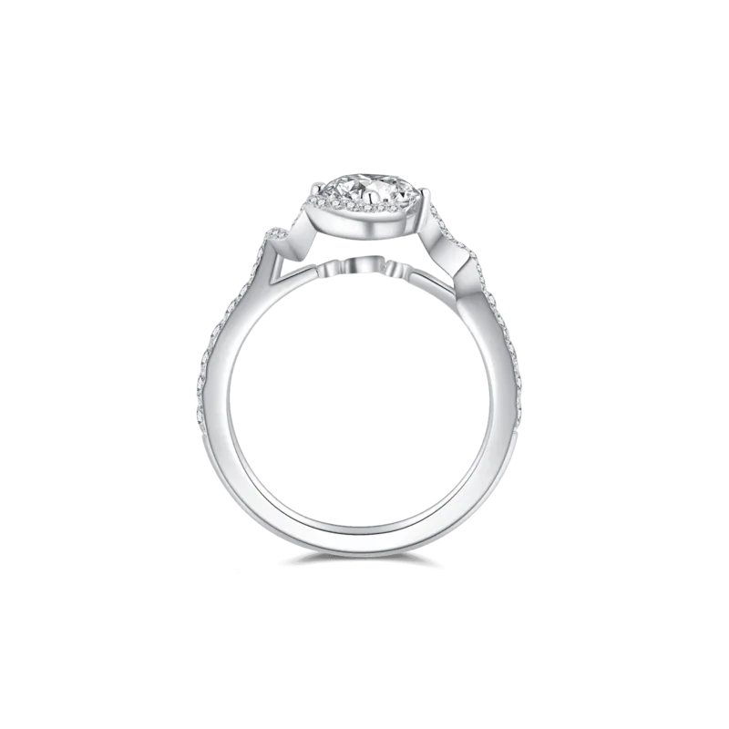 Kilig — 18K white gold diamond ring