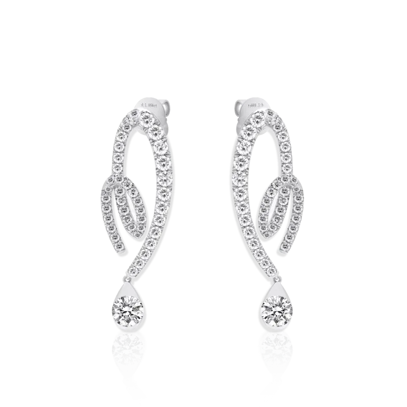 Light Dance — 18k White Gold Diamond Ring