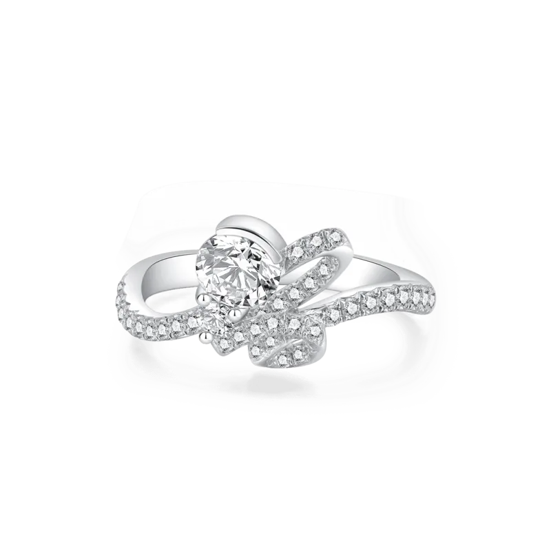 Light Dance — 18K white gold diamond ring