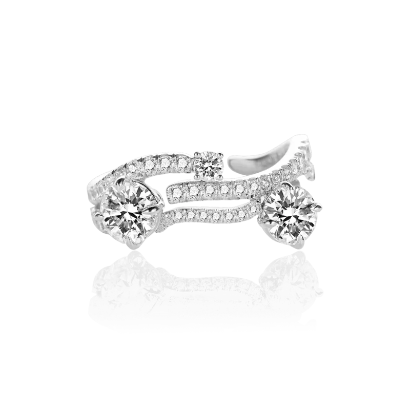 Lipper — 18K White Gold Diamond Ring