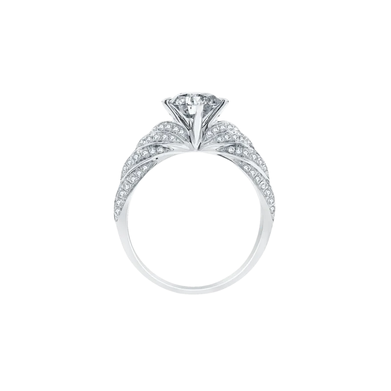 Plume — 18k White Gold Diamond Ring