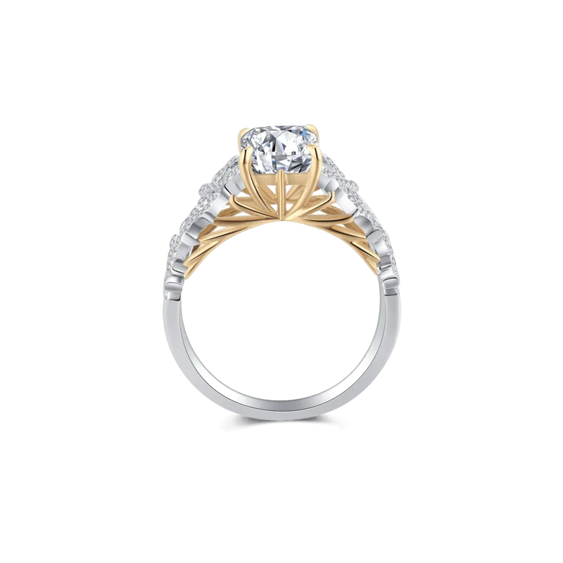 Sealed Sunlight — 18K white gold diamond ring