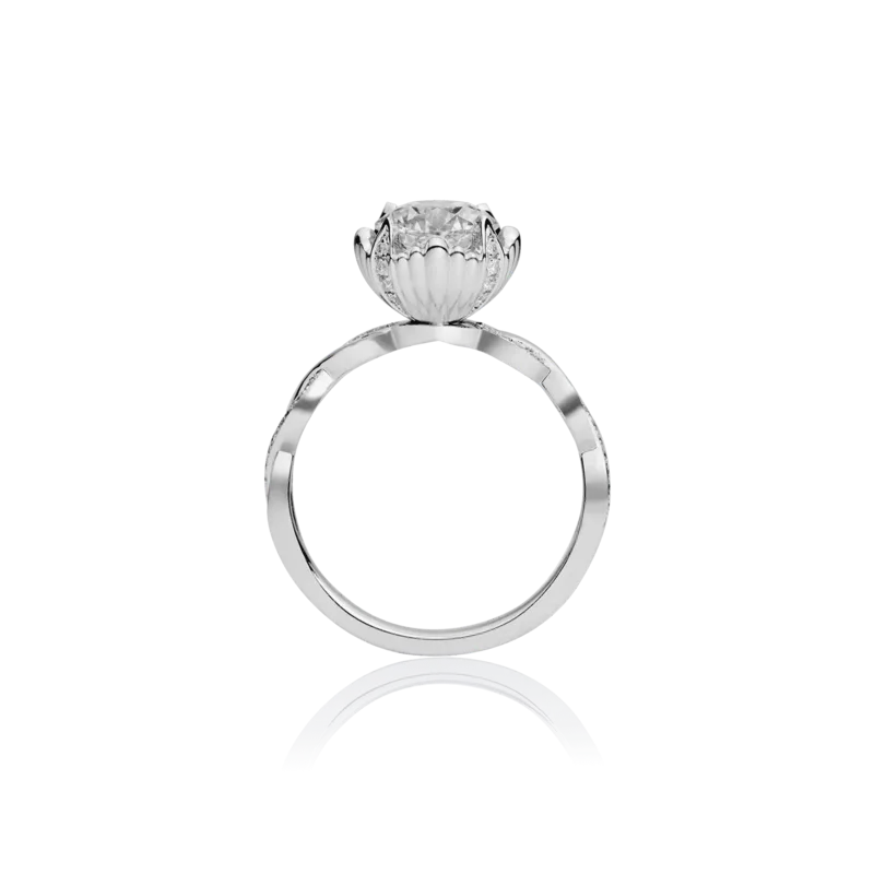 Treasure — 18K white bright diamond ring