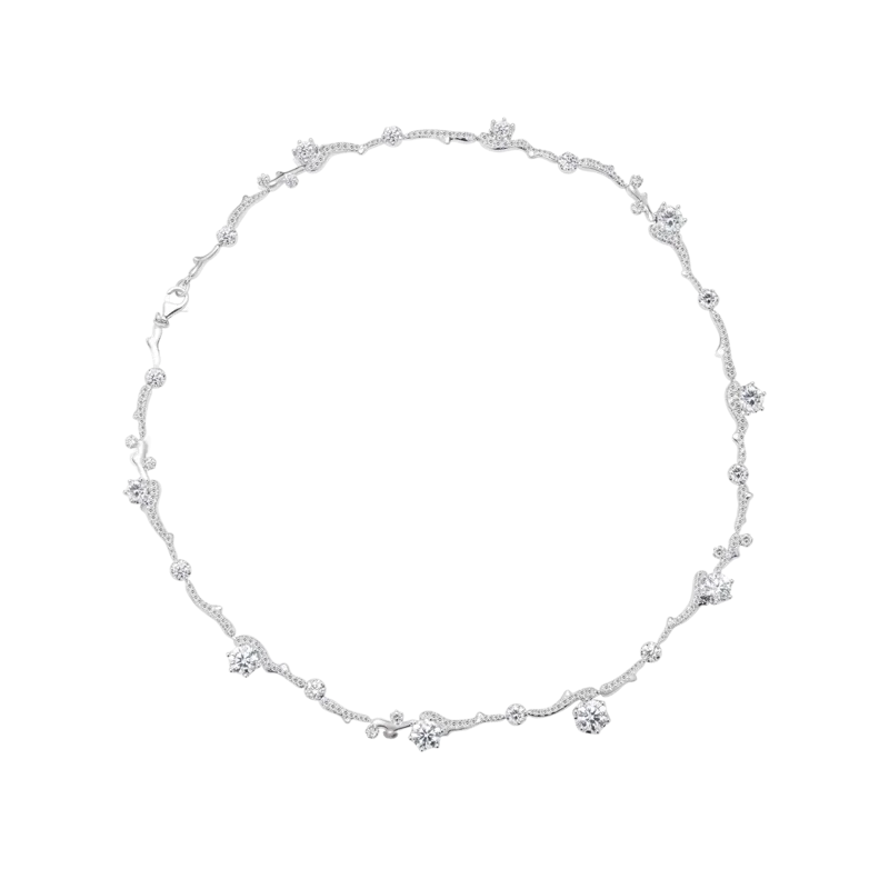 Vines — 18k White Gold Diamond Ring